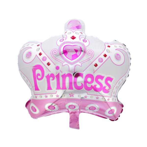 Afrika Gek Stemmen Princess Crown Foil Balloons – Sig's Party 'N Gifts